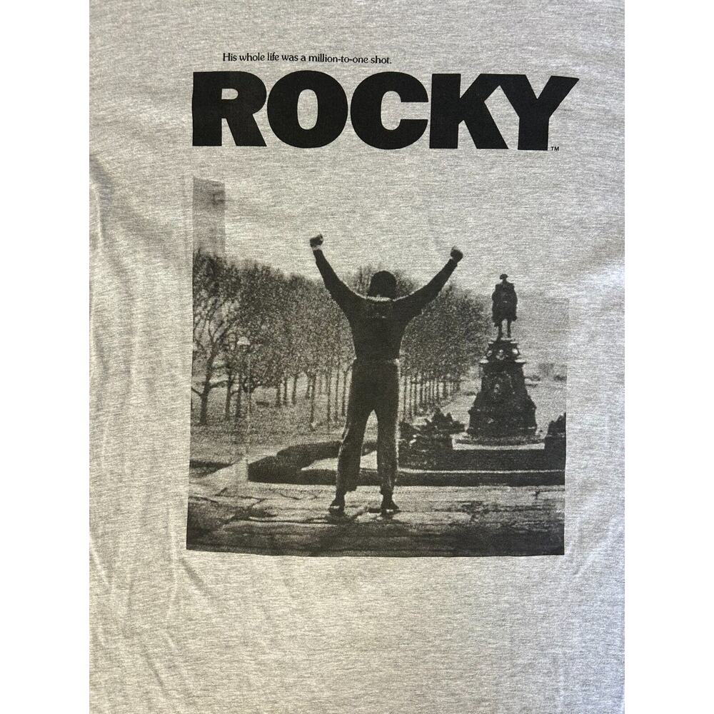 NWT ROCKY Balboa T-Shirt Men's XL Rocky Hands in the Air